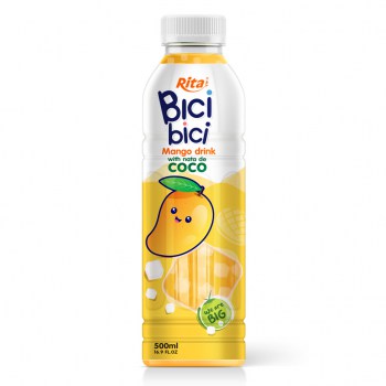 Rita Bici Bici Mango Drink with Nata de Coco 500ml PET Bottle